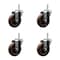 Service Caster 4 Inch High Temp Glass Filled Nylon Wheel Swivel 34 Inch Threaded Stem Caster Set SCC-TS20S414-GFNSHT-34212-4 - alternate 1